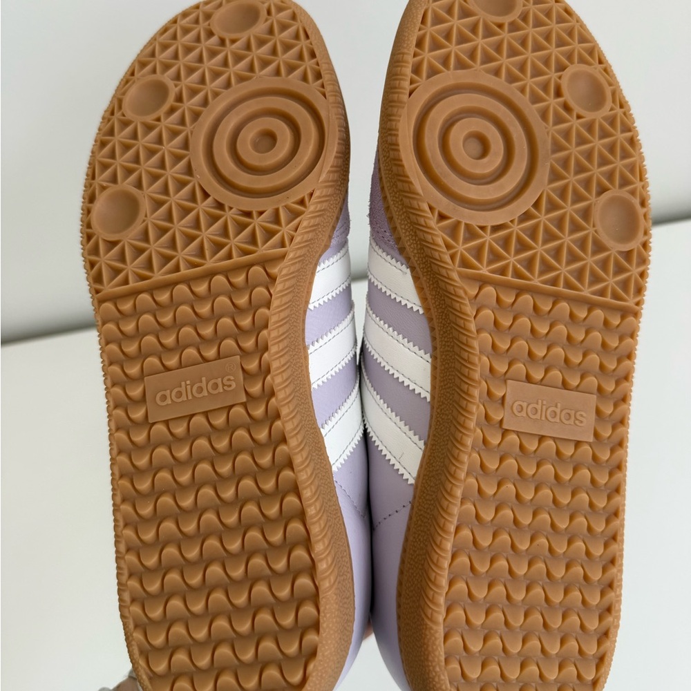 Adidas Lavender & White OG Samba Women’s Sneakers with Gum Sole - Picture 3 of 4